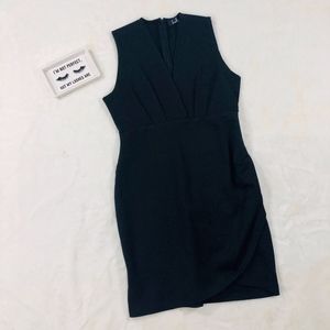 NWOT - Lulus Cocktail Hour Black Wrap Dress